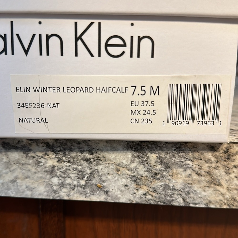 Calvin Klein leopard loafers - Picture 9 of 9